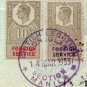 (I.B) George VI Revenue : Foreign Service 13/- (Manila)