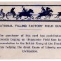 (I.B) Cinderella Collection : National War Savings - Field Gun Postcard