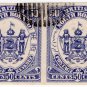 (I.B) British North Borneo Postal : 50c Mauve (imperforate)