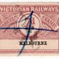 (I.B) Australia - Victoria Railways : Parcels 7d (Melbourne) sdwys watermark