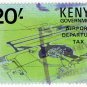 (I.B) KUT Revenue : Kenya Airport Departure Tax 20/- (underprint)