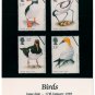 (I.B) Elizabeth II Postal : Press Office Card (RSPB Birds 1989)