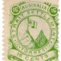 (I.B) Australia Cinderella : Straits Settlements (Torres) 16c