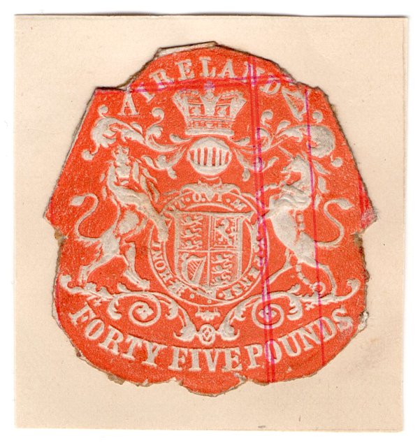 (I.B) QV Revenue : Ireland Impressed Duty &Acirc;&pound;45