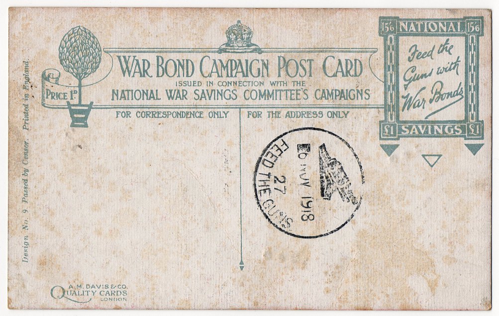 (I.B) Cinderella Collection : National War Savings - Whippet Tanks Postcard