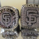 One set 2pcs 2010 2012 San Francisco Giants MLB Baseball world series Championship Ring 11S
