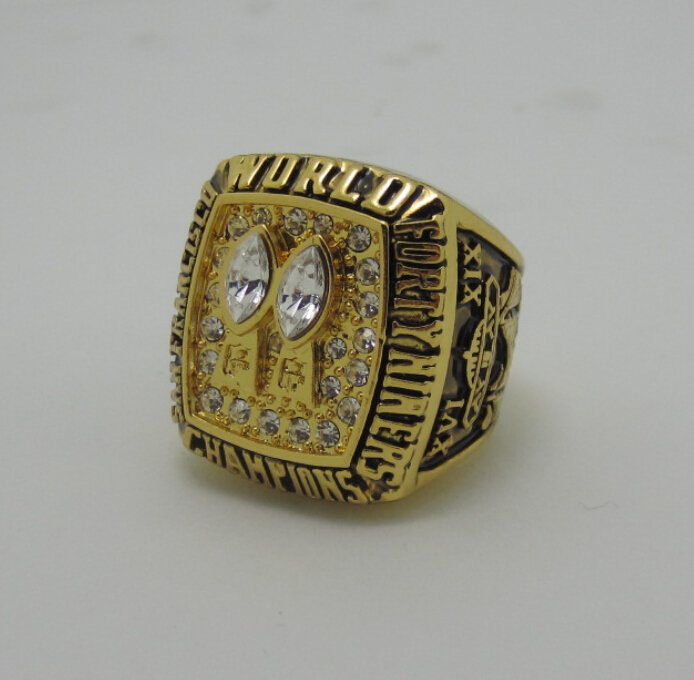 NFL 1984 San Francisco 49ers Super bowl XIX CHAMPIONSHIP RING Player ...