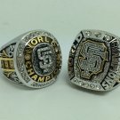 2PCS 2010 2014  MLB San Francisco Giants World series Championship ring size 9-13 solid