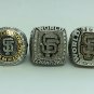 One set 3PCS 2010 2012 2014  MLB San Francisco Giants World series Championship ring size 9-13 solid