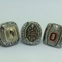 One Set 3PCS 2014-2015 Ohio State Buckeyes College Championship Ring 8-14 Size