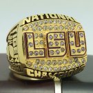 National Championship Ring - LSU Tigers - 2003 - Louisiana State University NCAA 8-14S