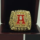 1992 Alabama Crimson SEC National Championship ring replica size 11 US