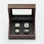 4 PCS 1966 1967 1996 2010 WORLD CHAMPIONSHIP RING Green Bay Packer 10-13 size with wooden case
