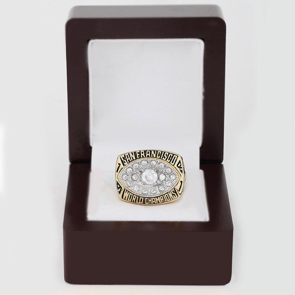 1981 Super bowl CHAMPIONSHIP RING San Francisco 49ers 10-13 size with ...