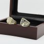 2PCS 1979 1999 LOS ANGELES RAMS NFC CHAMPIONSHIP RING 10-13 size with wooden case