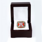 1991 Buffalo Bills AFC CHAMPIONSHIP RING 10-13 size with wooden case