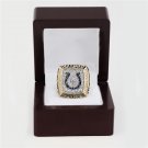 2009 Indianapolis Colts AFC CHAMPIONSHIP RING 10-13 size with wooden case