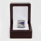 2011 New England Patriots AFC CHAMPIONSHIP RING 10-13 size with wooden case