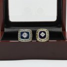 2PCS 1981 1988 Los Angeles Dodgers World Series CHAMPIONSHIP RING 10-13 size +wooden case