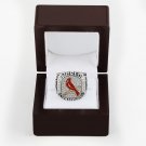 2011 ST. LOUIS CARDINALS World Series CHAMPIONSHIP RING 10-13 size +wooden case