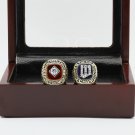 2PCS 1987 1991 Minnesota Twins World Series CHAMPIONSHIP RING 10-13 size +wooden case