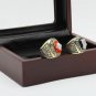 2PCS 1987 1991 Minnesota Twins World Series CHAMPIONSHIP RING 10-13 size +wooden case