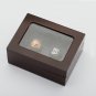 2PCS 1987 1991 Minnesota Twins World Series CHAMPIONSHIP RING 10-13 size +wooden case