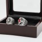 2PCS 2004 2007 Boston Red Sox World Series CHAMPIONSHIP RING 10-13 size +wooden case