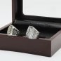2PCS 2010 2012 San Francisco Giants World Series CHAMPIONSHIP RING 10-13 size +wooden case