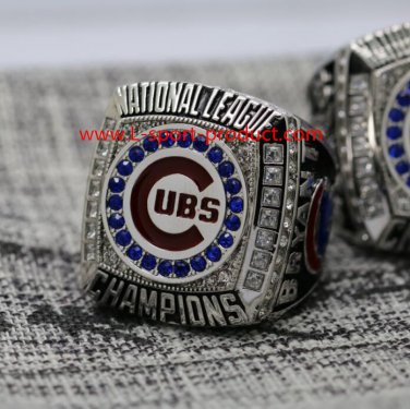 Ship today 2016 Chicago Cubs NL Championship ring 11S for MVP Bryant NO 17