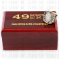 1989 Super bowl CHAMPIONSHIP RING San Francisco 49ers 10-13 size with Logo wooden case