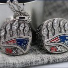 2016 2017 Set of New England Patriots super bowl championship ring and Necklace