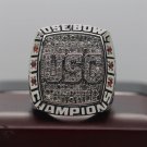 National Championship Ring USC 2008 University of Southern California Rose Bowl 8-14S