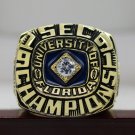 1991 UF Florida Gators SEC NCAA National championship ring 8-14S ingraved inside