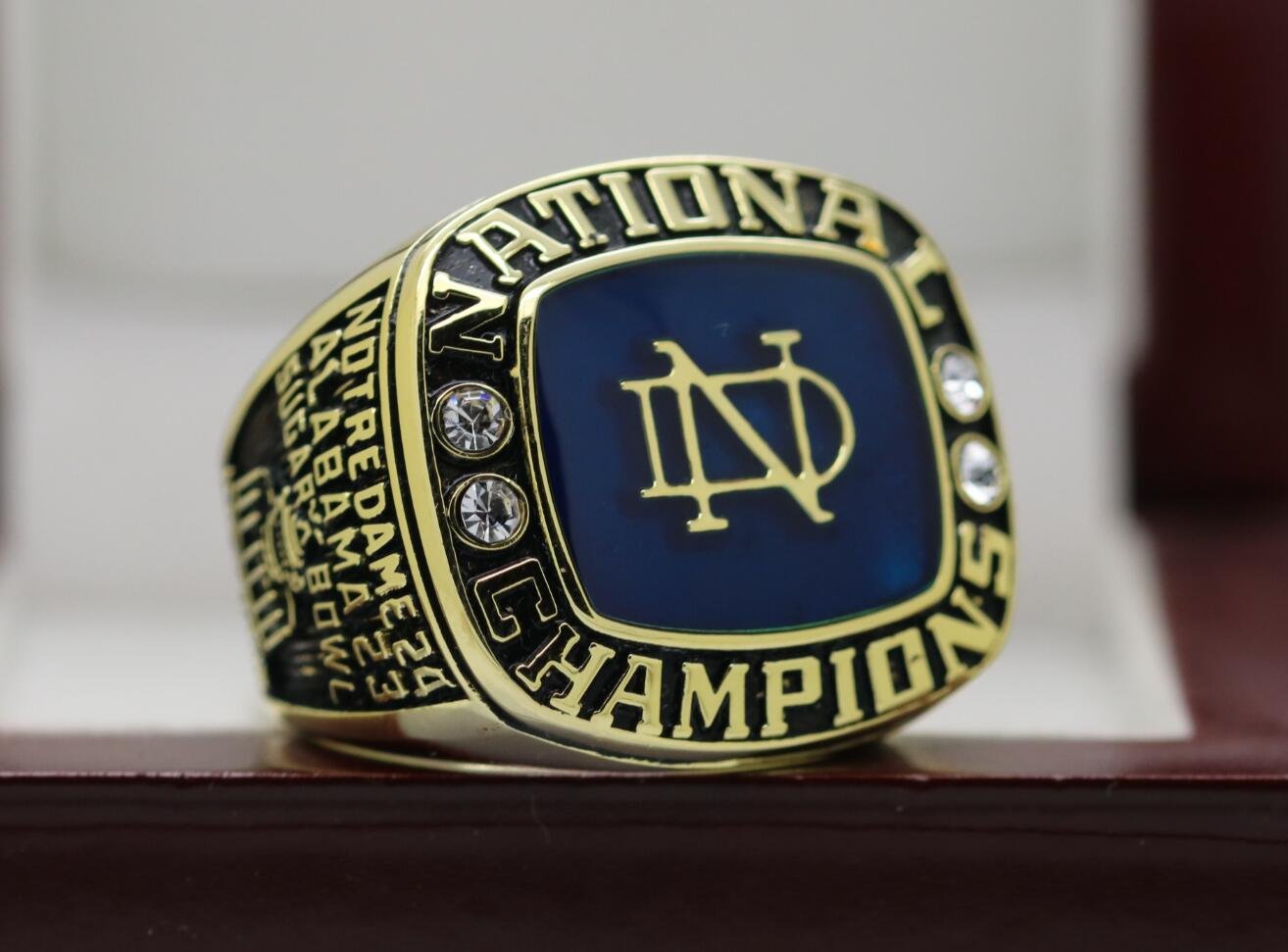 1973 Notre Dame Fighting Irish Football Ncaa National Championship Ring 8 14s Ingraved Inside