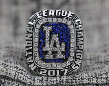 OFFICAL ONE NL National League 2017 Los Angeles Dodgers world series championship ring 14S