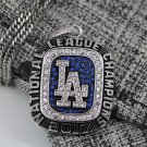 OFFICAL ONE NL National League 2017 Los Angeles Dodgers world series championship necklace+chain