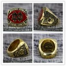 1990 Notre Dame Fighting Irish Football Orange Bowl National championship ring 8-14S