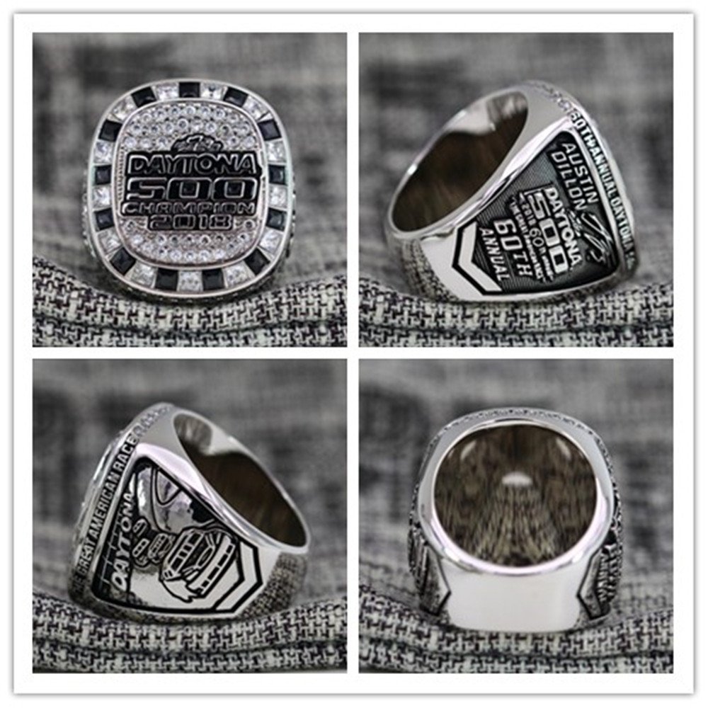 2018 NASCAR 60th Annual DAYTONA 500 Championship Ring 8-14Size Austin ...