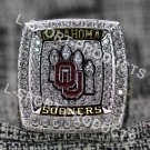 National Championship Ring 2018 2019 Oklahoma Sooners Big 12 Ring 8-14S