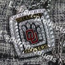 National Championship Ring 2018 2019 Oklahoma Sooners Big 12 Necklace with Chain