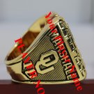 Your Own Name&NO on NCAA National Championship Ring 2000 Oklahoma Sooners Ring 8-14S