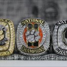 One Set 3 PCS 2019 Clemson Tigers CFP ACC and Final NCAA National Championship Ring 8-14S