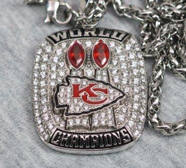 2020 Kansas City Chiefs super bowl 54 championship necklace with a 21 ...