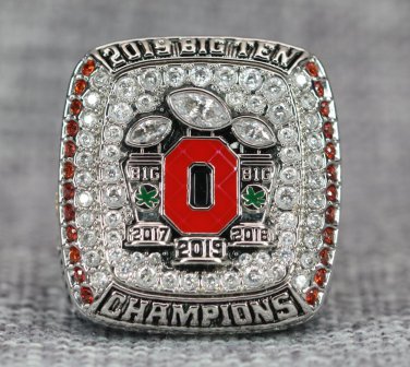 2PCS 2019 Ohio State Buckeyes Big Ten National Championship Ring size 11