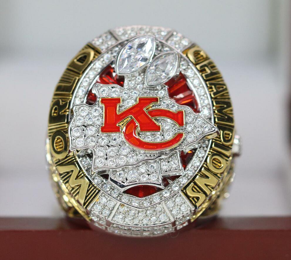Offical one 2020 Kansas City Chiefs super bowl 54 championship ring 715S