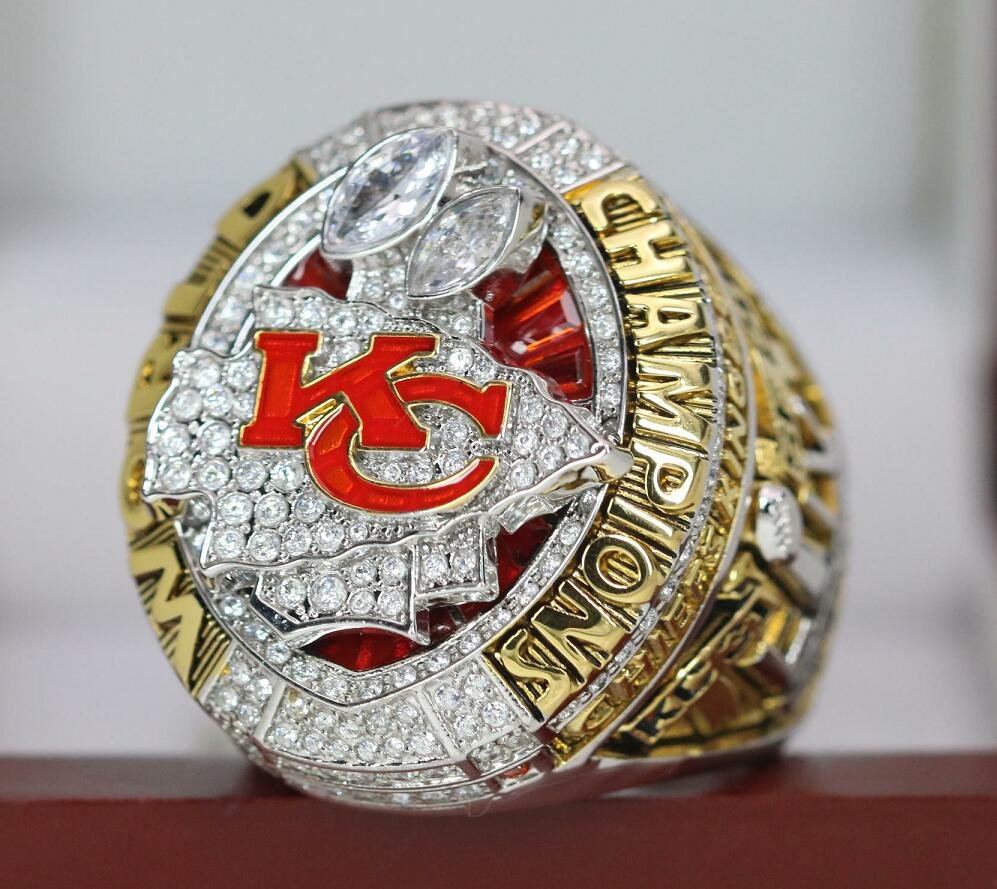 Offical one 2020 Kansas City Chiefs super bowl 54 championship ring 7-15S