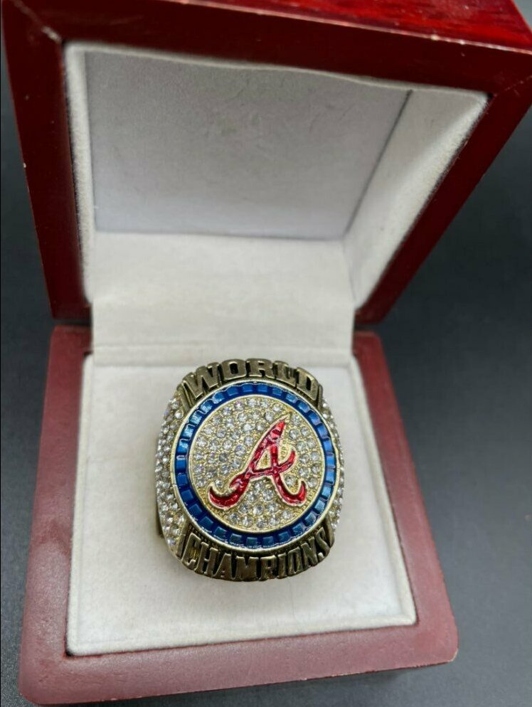 2021 Atlanta Braves World Series CHAMPIONSHIP RING 813 size in stock