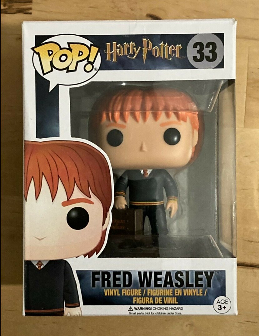 #33 Fred Weasley - Harry Potter Damaged Box Funko POP - Includes Protector