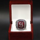 1974 North Carolina Tar Heel Basketball NCAA championship ring 11 size with wooden case (135)